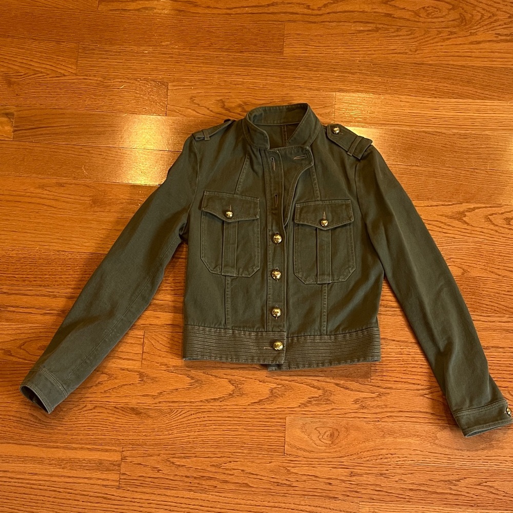 Gucci Olive Green Jean Jacket